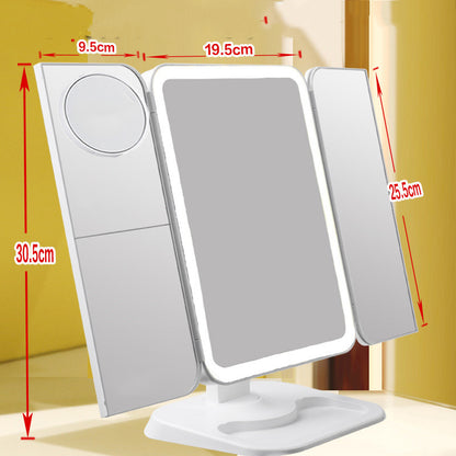 Makeup Mirror With LED light -10X Magnifying 180 Rotation