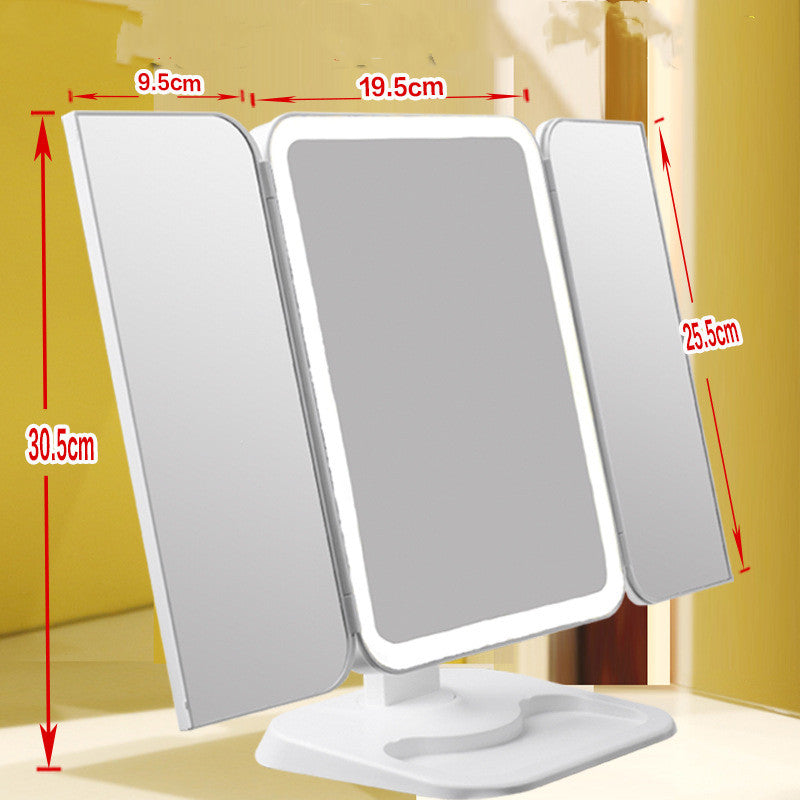 Makeup Mirror With LED light -10X Magnifying 180 Rotation